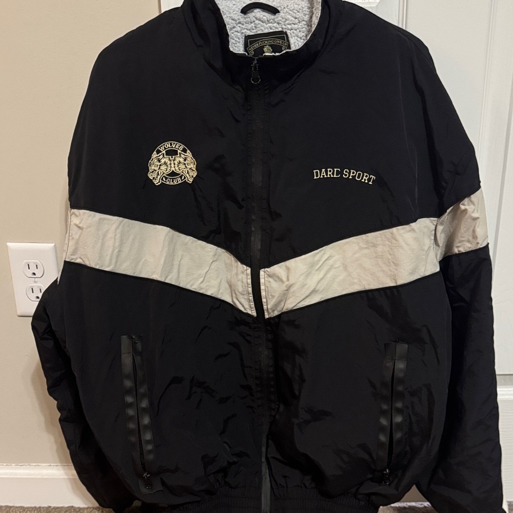 Darc Sport Men's Black and White Windbreaker